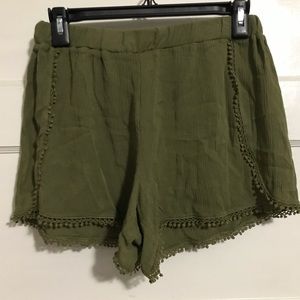 Just Be Small Green Shorts